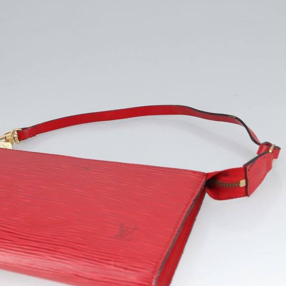 LOUIS VUITTON Epi Pochette Accessoires Accessory Pouch Red M52987 Auth bs19522 - Picture 8 of 16